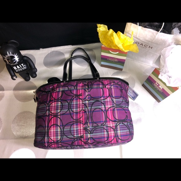 Large Coach poppy tote bag - Picture 6 of 8